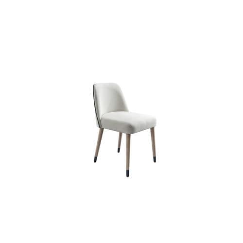 Chaise de salle à manger contemporaine - TEN PETITE 220 - Adriana Hoyos - d'intérieur / en tissu / avec piètement en bois