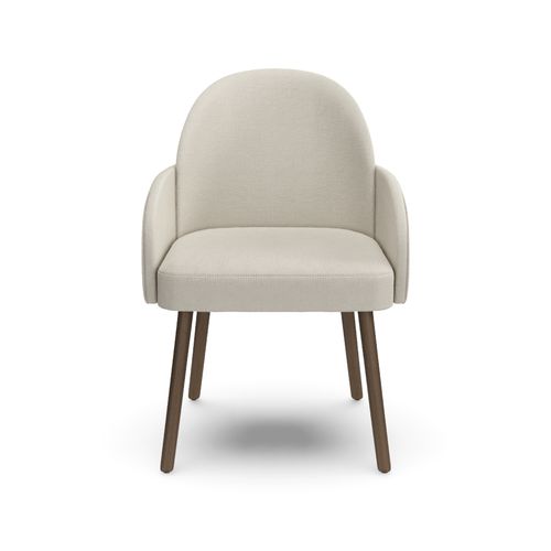 Chaise de salle à manger contemporaine - GEM 100 - Adriana Hoyos - d'intérieur / en tissu / en cuir