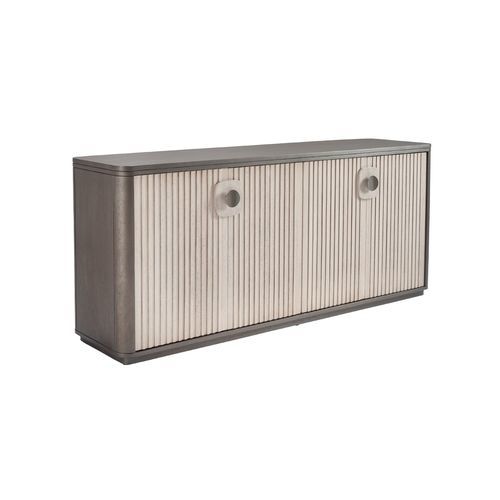 Buffet contemporain - GEM 100 - Adriana Hoyos - en bois / avec étagère / à portes battantes