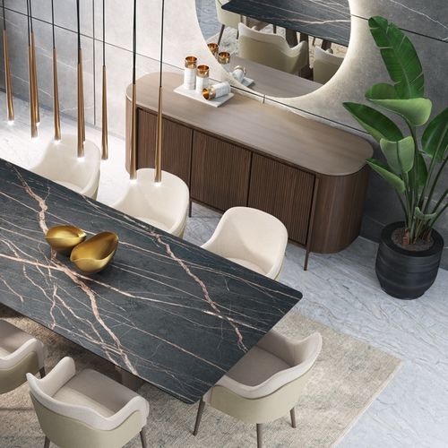 Buffet contemporain - GALAPAGOS 100 - Adriana Hoyos - en bois / en métal / 8 pieds