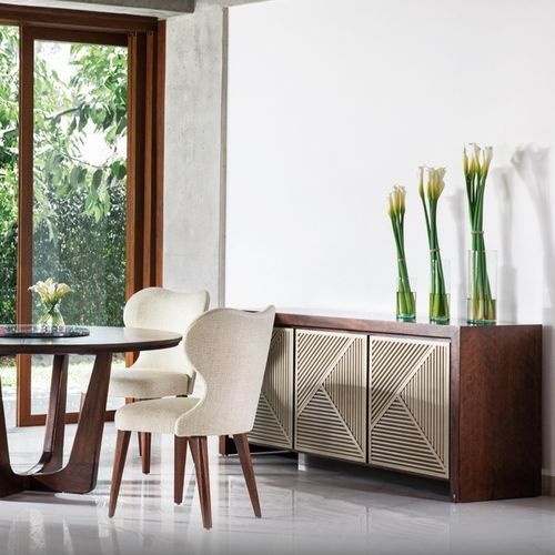 Buffet contemporain - RUMBA 100 - Adriana Hoyos - en bois / double