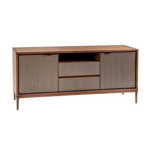 Buffet contemporain - RUMBA 300 - Adriana Hoyos - en bois / avec étagère / avec tiroirs