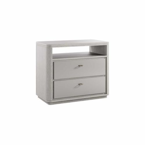 Table de chevet contemporaine - GEM 200 - Adriana Hoyos - en bois / avec piètement en bois / rectangulaire
