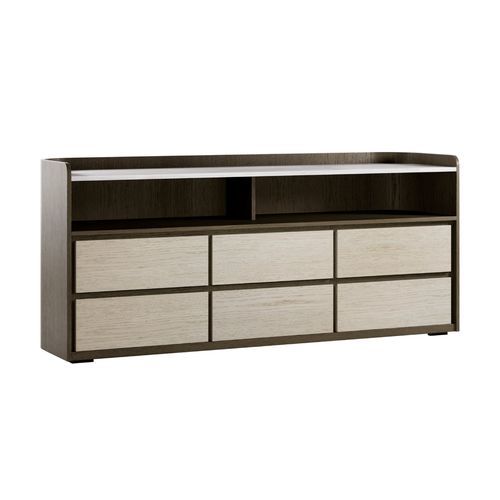 Commode contemporaine - GALAPAGOS 121 - Adriana Hoyos - en bois / rectangulaire / avec tiroir