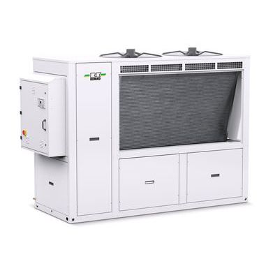 Groupe d'eau glacée à condensation par air - KWE ECO SERIES - REMKO GmbH & Co. KG - au sol / extérieur