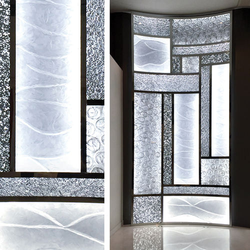 Panneau décoratif mural - PAULINE ARHAN - DACRYL® - rétroéclairé / en résine / verre de synthèse