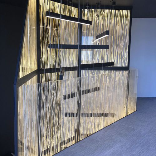 Panneau décoratif de revêtement - MIKADO - D001 - DACRYL® - d'ameublement / mural / pour agencement intérieur