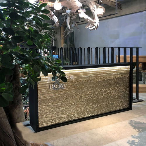 Panneau décoratif mural - IRÈNE VIEIL OR - C005 - DACRYL® - pour agencement intérieur / pour aménagement extérieur / pour porte