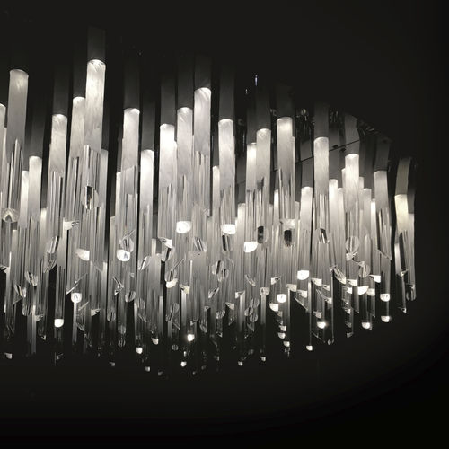Lustre contemporain - B&Acirc;TONS LUMINEUX - DACRYL® - en acrylique / professionnel / à LED