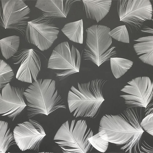 Panneau décoratif pour cloison - PETITES PLUMES - E014 - DACRYL® - rétroéclairé / en résine / verre de synthèse
