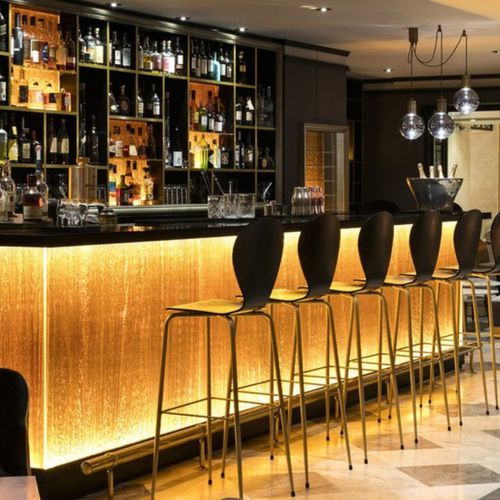 Panneau décoratif de revêtement - CASCADE OR - B002 - DACRYL® - d'ameublement / pour agencement intérieur / pour aménagement extérieur