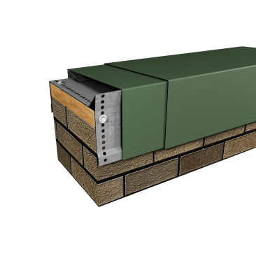 Système de fixation en inox - PAC-TITE GOLD COPING - PAC-CLAD Petersen Aluminum - d'aluminium / pour couverture / pour extérieur