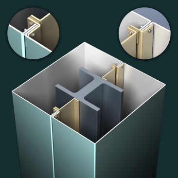 Habillage de colonne - PAC-2000F - PAC-CLAD Petersen Aluminum