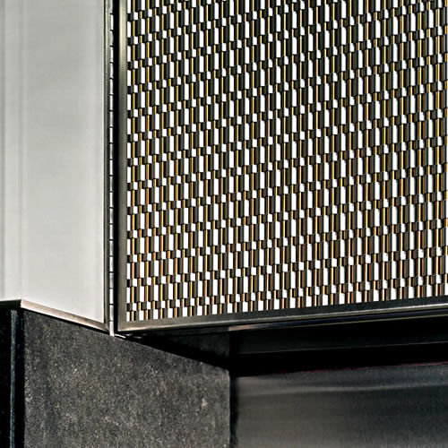 Système de fixation en métal - PANEL - Cambridge Architectural Mesh - pour bardage de façade / pour extérieur