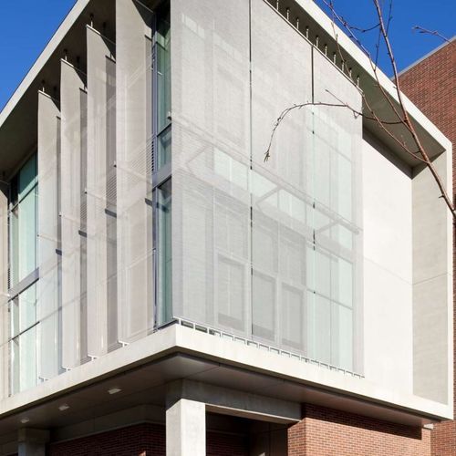 Maille métallique en acier inoxydable - SHADE - Cambridge Architectural Mesh - pour brise-soleil / pour bardage / à maillage triangulaire