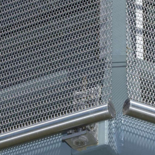 Système de fixation en métal - ECLIPSE - Cambridge Architectural Mesh - pour bardage de façade / pour intérieur / pour extérieur
