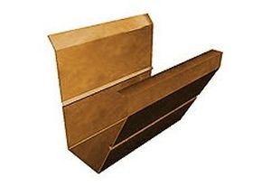 Gouttière en aluminium - SUPER OR DEEP FASCIA STYLE | 7 1/4" - Custom-Bilt Metals - en cuivre / carrée