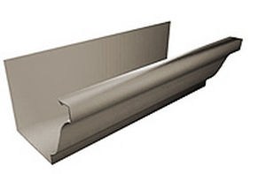 Gouttière en cuivre - “K” OR “O/G” | 5" & 6" - Custom-Bilt Metals - en aluminium / carrée