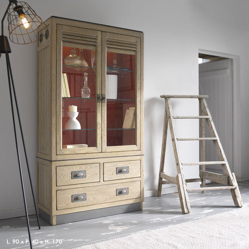Vitrine classique - CAP FERRET - Artcopi - en verre / en bois