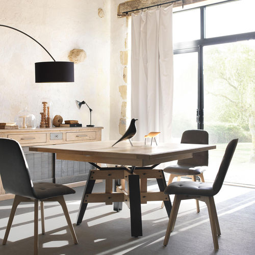 Table contemporaine - FACTORY - Artcopi - en bois / rectangulaire / carrée