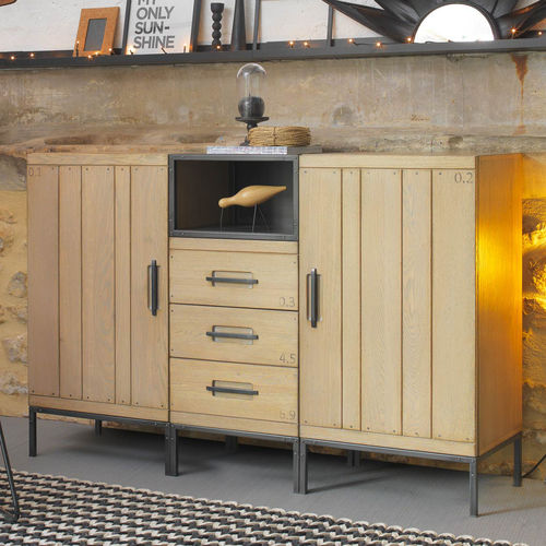 Buffet classique - BRISTOL - Artcopi - en bois / en métal