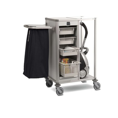 Chariot de ménage - LAVEZZI - ARIANEL - pour hôtel / pour établissement de santé / en aluminium anodisé