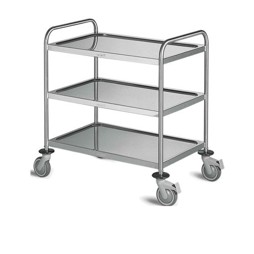 Desserte de service - BARINGO - ARIANEL - pour établissement de santé / en acier inox