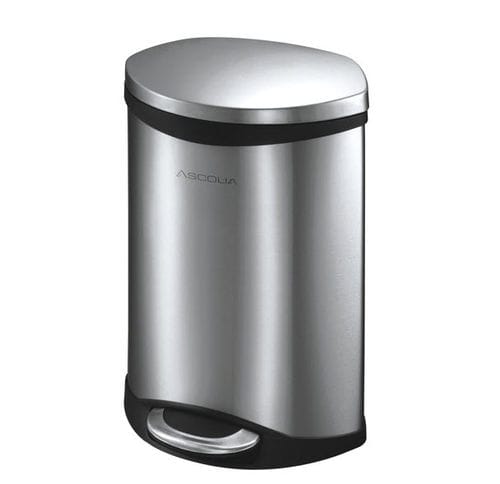 Poubelle de salle de bain - ELIPSA - ARIANEL - en acier inoxydable brossé / en plastique / à pédale