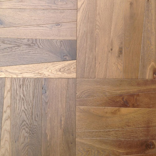 Parquet contrecollé - BLOIS - Quadrolegno - en bois massif / point de Hongrie / antique