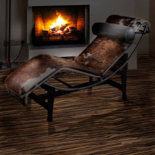 Parquet contrecollé - EBONY MAKASSAR - Quadrolegno - en bois exotique / en acajou / en bois de rose