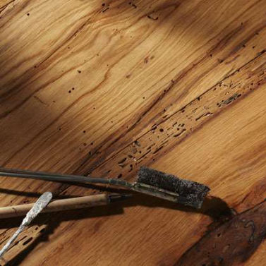 Parquet contrecollé - RECLAIMED ANTIQUE - Quadrolegno - en mélèze / en bois massif / point de Hongrie
