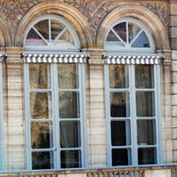 Panneau en verre soufflé - COLONIAL SIMPLE  - Verrerie de Saint-Just - transparent / pour fenêtre