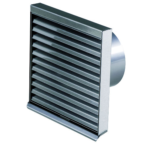 Grille de ventilation en inox - WSG125 | WSG150 | WSG180 - Pluggit - rectangulaire