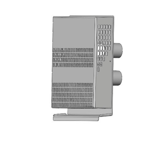 Grille de ventilation en inox - IPCWH - Pluggit - rectangulaire / d'extérieur / pour façade