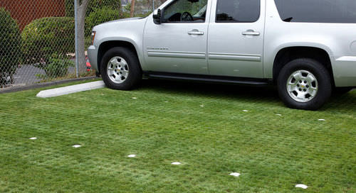 Gazon en dalles - PARKING - Soil Retention - pour espace public / carrossable