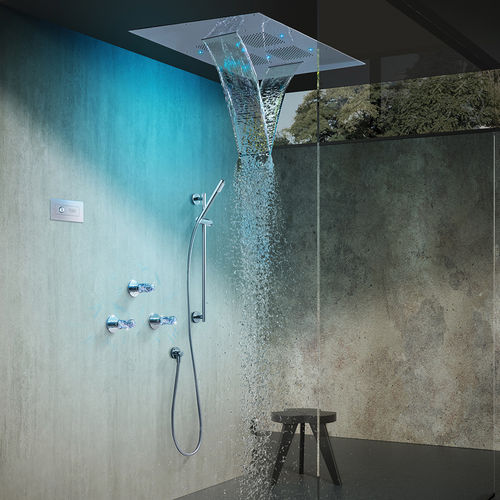 Mitigeur de douche - 73 320 / 73 330 / 73 340 - Griferías Maier - à encastrer / en métal chromé / 3 trous