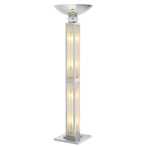 Lampe sur pied - DORRELL - EICHHOLTZ - en métal / en verre dépoli / contemporaine