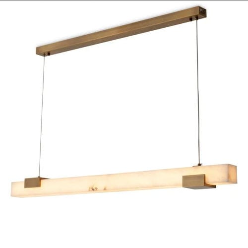 Suspension - FURORE - EICHHOLTZ - en laiton / en albâtre / contemporaine