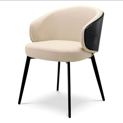 Chaise de salle à manger contemporaine - CAMEROTA - EICHHOLTZ - d'intérieur / en polyester / avec piètement en bois