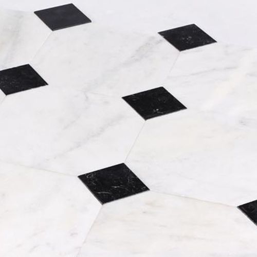 Carrelage en marbre - CABOCHON - SDA Decoration - poli / d'intérieur / pour sol