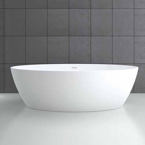 Baignoire ovale - SPACE  - SDA Decoration - à poser / en résine / blanche