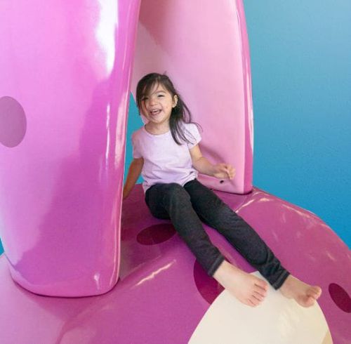 Sculpture en mousse - HORACE THE SQUID   - Soft Play LLC - à poser / pour aire de jeux / jaune
