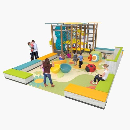 Parcour d'obstacles parkour - GARDEN DISCOVERY  - Soft Play LLC - pour aire de jeux / plate-forme / tunnel