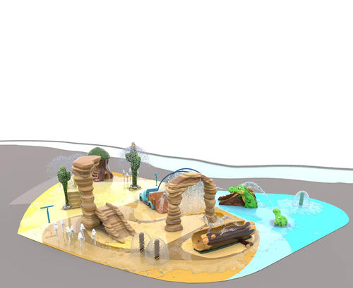 Jeu d'eau pour parc aquatique - Soft Play LLC