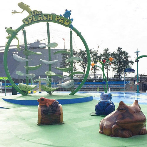 Grimpeur pour parc aquatique - Soft Play LLC - à jet d'eau