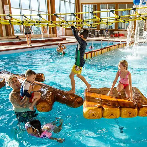 Parcour d'obstacles flottant - Soft Play LLC - pour parc aquatique / plate-forme / passerelle