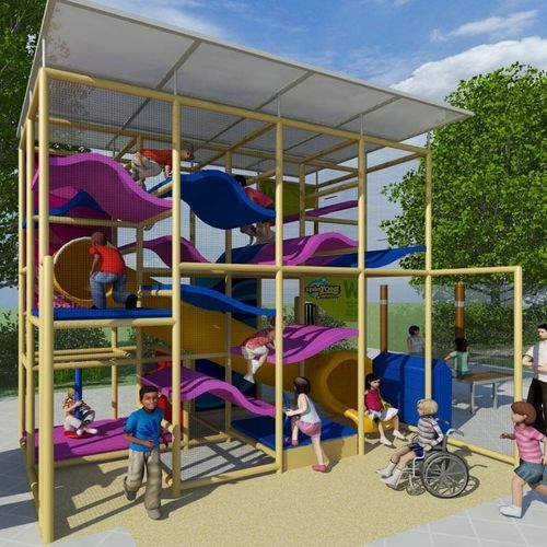 Structure de jeu pour aire de jeux - P26967  - Soft Play LLC - en métal / en plastique / modulaire