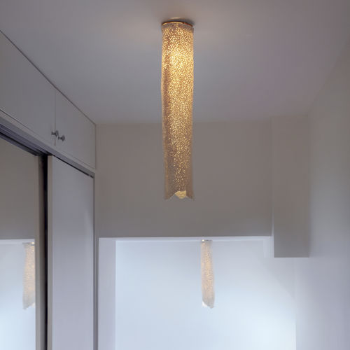 Plafonnier Art Déco - CORAL  - Semeur d'étoiles - linéaire / en porcelaine / à LED