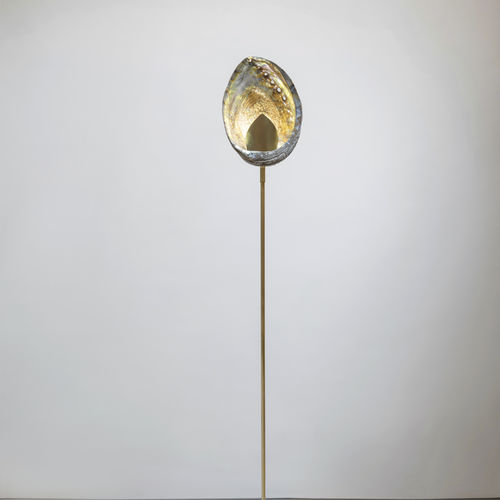 Lampe sur pied - COQUILLAGES - Semeur d'étoiles - en laiton / Art Déco / d'intérieur