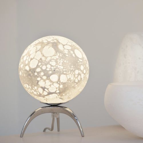 Lampe de table - LUNE - Semeur d'étoiles - en laiton / en verre soufflé / contemporaine